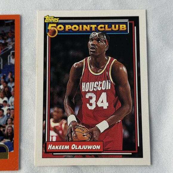 Hakeem Olajuwon 12 Card Lot NM Fleer ‘89 All Stars Sticker 1998 UD Starquest - Picture 6 of 13